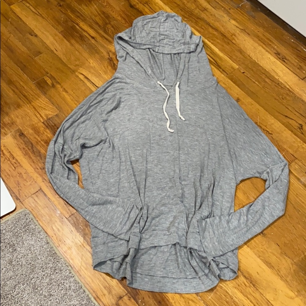 Grey pullover sweatshirt